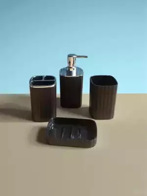 Набор для ванной 4 в 1 черный